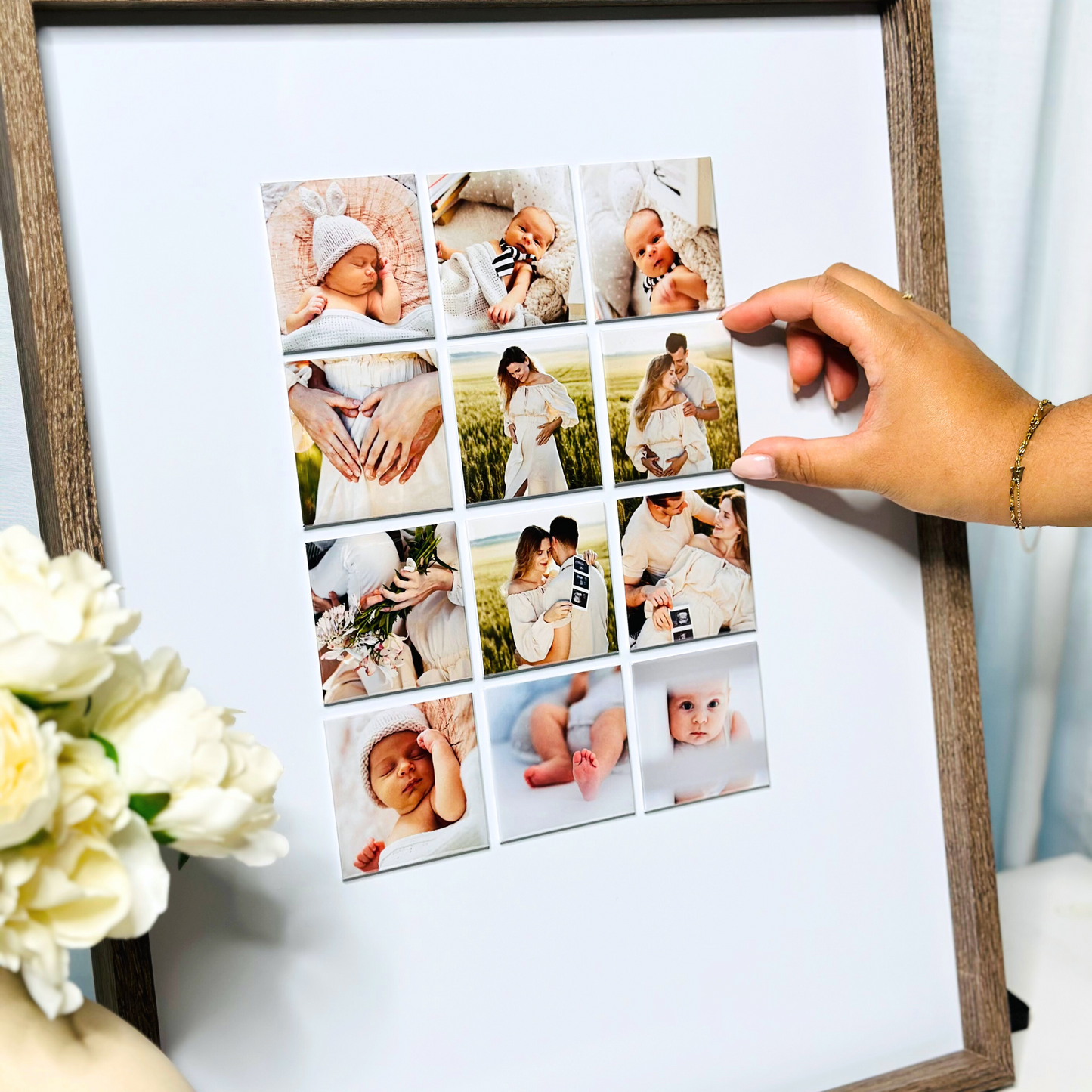 Custom Square Photo Magnet