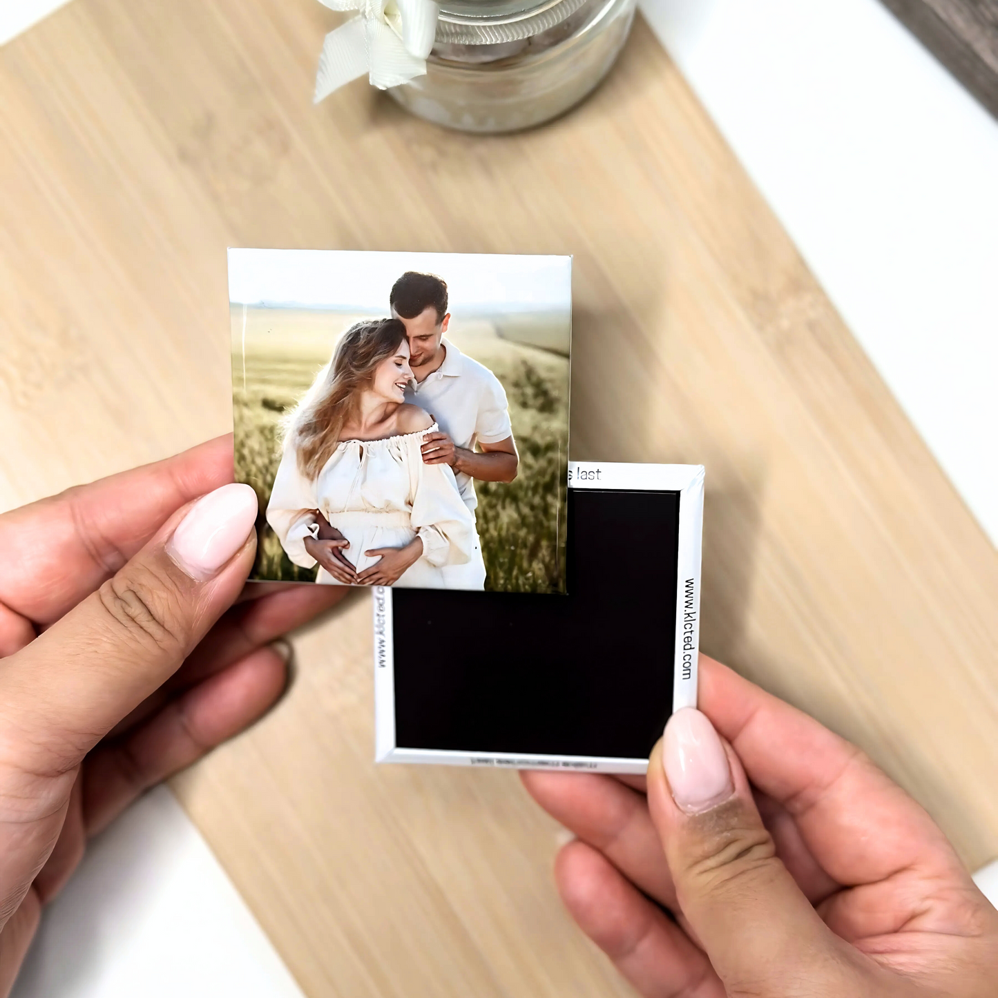 Custom Square Photo Magnet