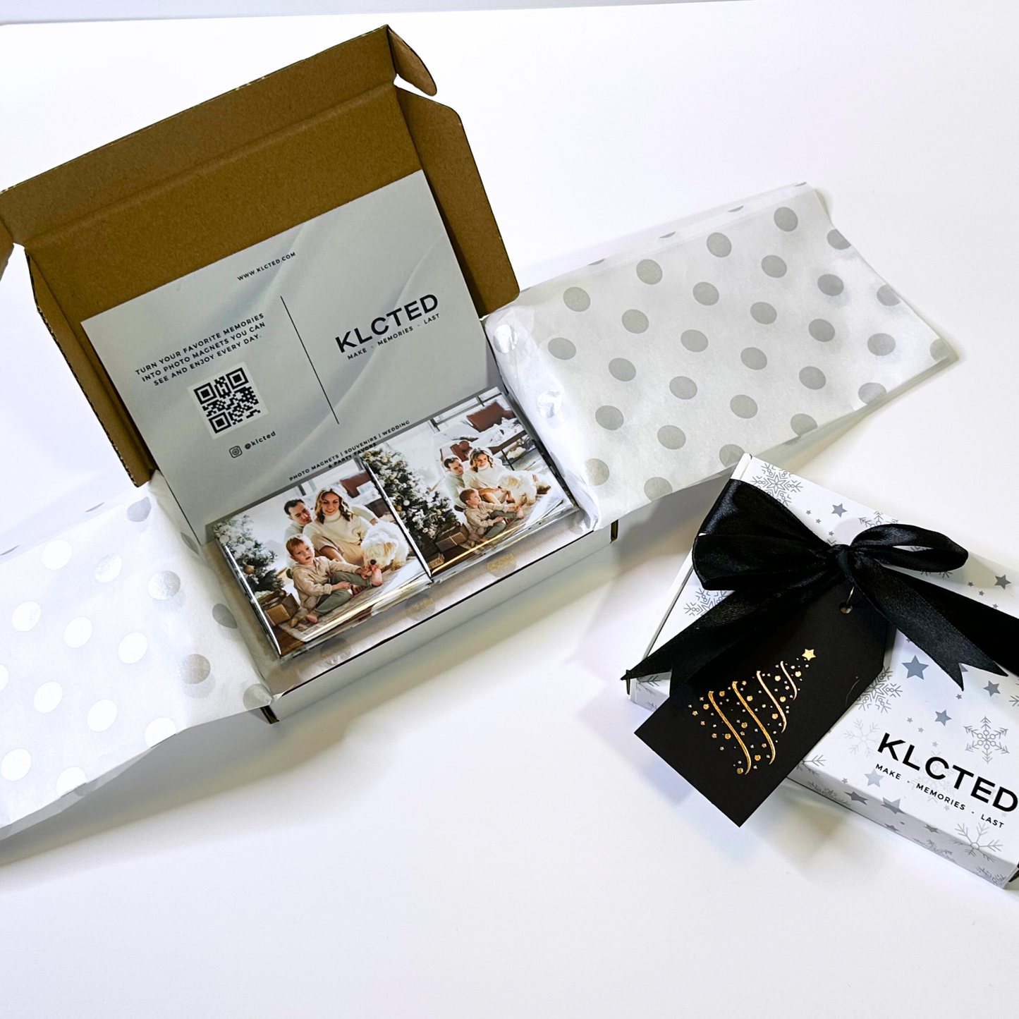 Holiday Gift Box – Set of 6 Custom Photo Magnets