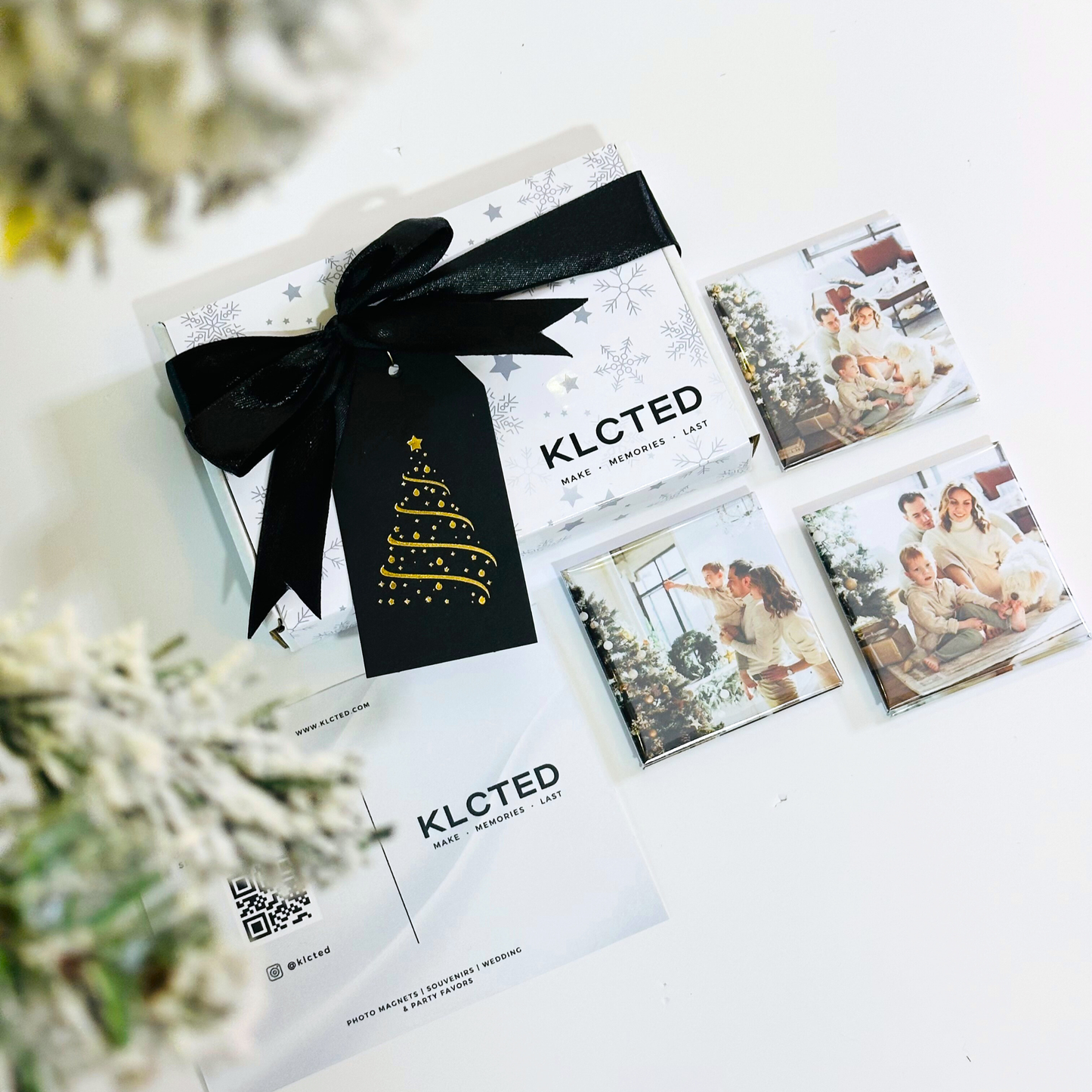 Holiday Gift Box – Set of 6 Custom Photo Magnets